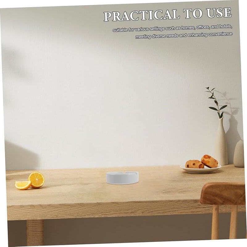 كابيلوك 2 قطعة منصات رماد خفيفة الوزن من الميلامين للاستخدام الداخلي والخارجي في المنزل والمكتب والفسحة - Image 5